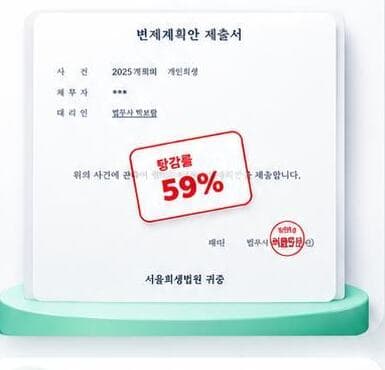프리랜서 변제계획안 제출서 - 수원회생법원